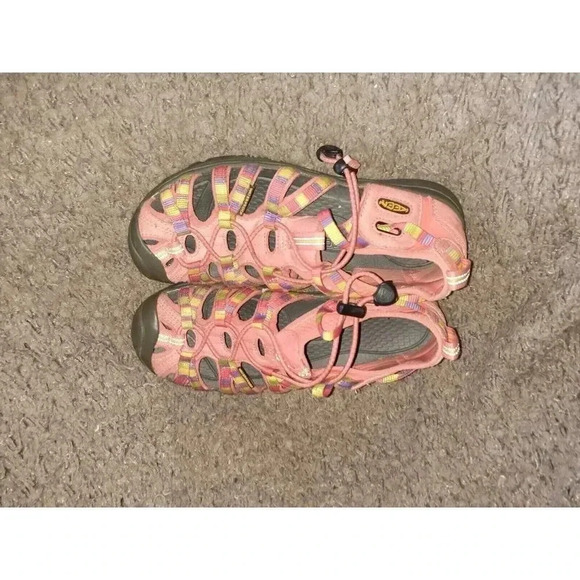 KEEN-Whisper-Sport Sandals-Salmon Rainbow-Size 36/5 US-Very Good - Picture 7 of 8